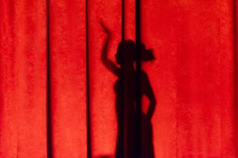 Shadows of people. Stock Photos