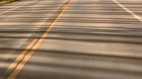 Shadows on the road POV Stock Footage 1159814