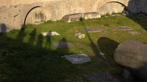 Shadows in Rome Stock Footage 125682566
