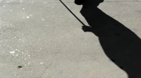 Shadows on the street 001 Stock-Footage 12510195