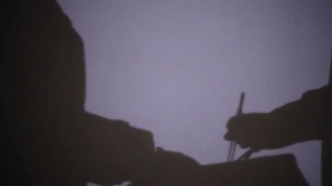 Shadows of the surgery. Stock Footage 72286033