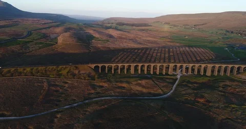 Shadows of viaduct Stock Footage 85613938