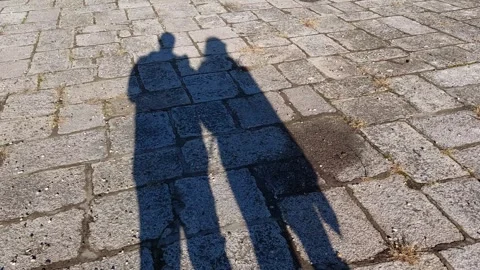 Shadows Walking Video Video stock 258396028