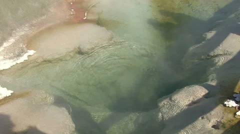 Shadows  water geyser Video stock 27805786
