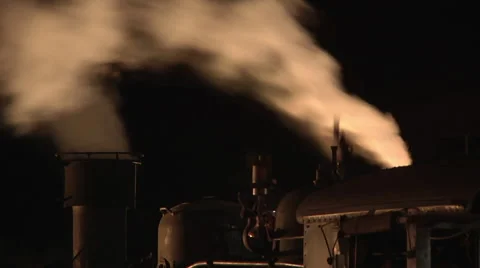 Shadowy Steam Stock Footage 44157789