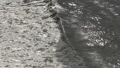 Shadowy waves tight Stock Footage 77011235