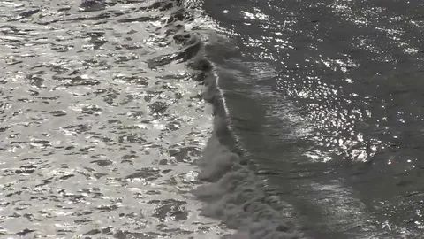 Shadowy Waves tight Stock Footage 77458775