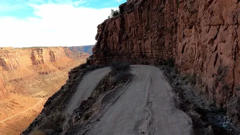 Shafer Switchbacks Shelf Road Video stock 257725815