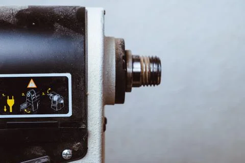 Shaft on the machine Stock Photos