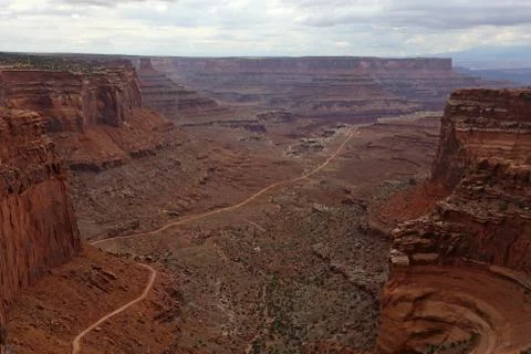 Shafter Trail Viewpoint View Stock Photos