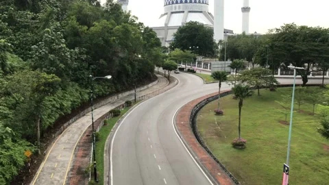 Shah Alam mosque 스톡 동영상 132272605
