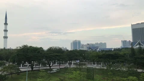 Shah Alam mosque Stock Footage 132272642