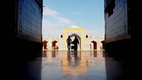 Shah Jahan Mosques in Thatta,Pakistan Stock Footage