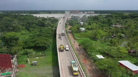Shaheed Abdur Rob Serniabad Bridge Stock Footage 251859418