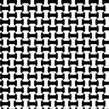 Сhain interlocking pattern seamless vector Stock Illustration