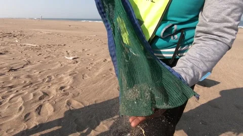 Shake bag with nurdles (plastic pellets) Stock Footage 157209399