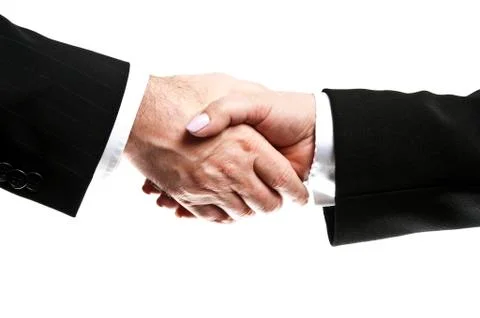 Shake hands Stock Photos