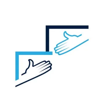 Shake hands symbol Stock Illustration