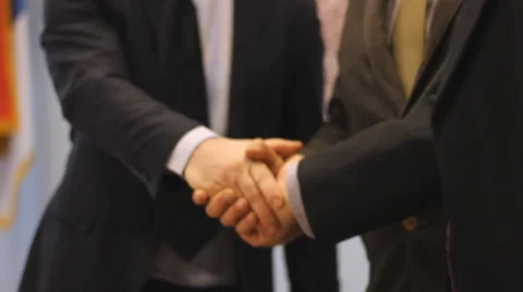 Shake hands,Sign a Contract Stock Footage 61237103