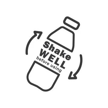 Shake well Stock Illustration