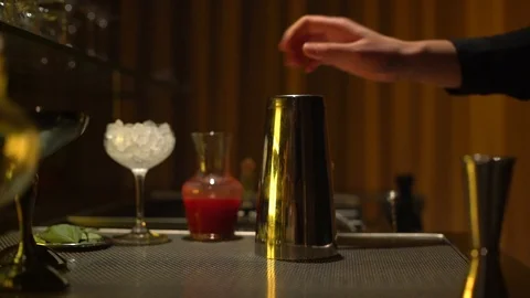 Shaker and bar Stock Footage 104680336