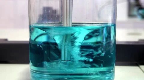 Shaker equipment in laboratory. Close up process Stock Footage 52763348