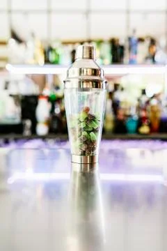 Shaker full of candies. Stock Photos
