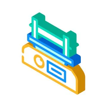 Shaker laboratory device isometric icon vector illustration Stock Illustration