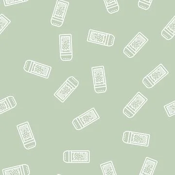 Shaker pepper line seamless pattern Stock Illustration