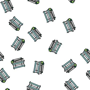Shaker table vector seamless pattern Stock Illustration