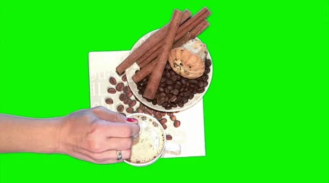Shaking cappuchino 3 Stock Footage 43185835