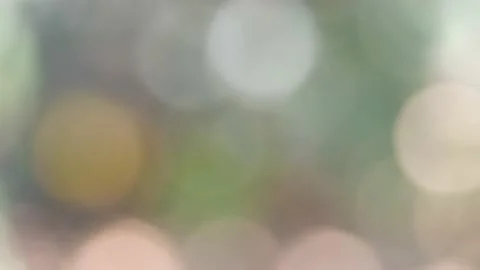 Shaking of circular shape of light, Bokeh from indoor lighting Stock Footage 132846483