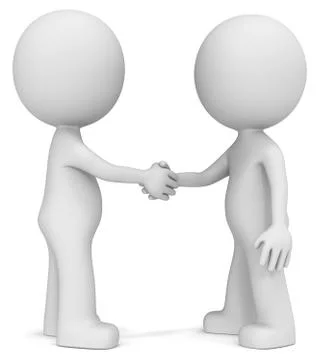 Shaking hands. Stock Illustration