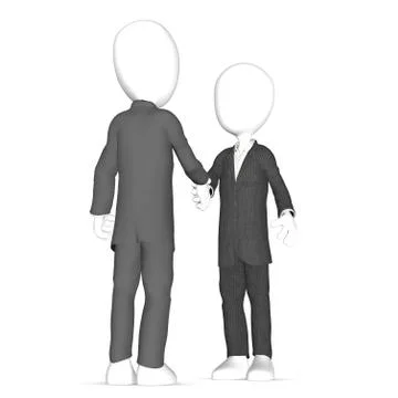 Shaking hands. Stock Illustration