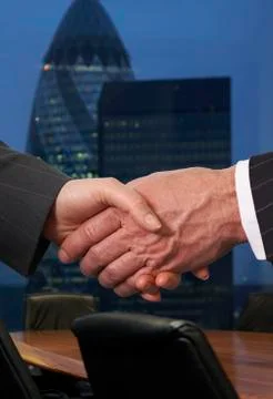Shaking hands Stock Photos