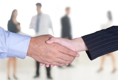Shaking hands Stock Photos