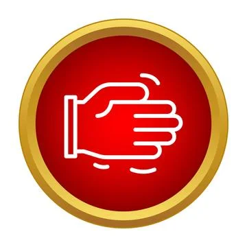 Shaking hands symbol representing collaboration and agreement Stock Illustration