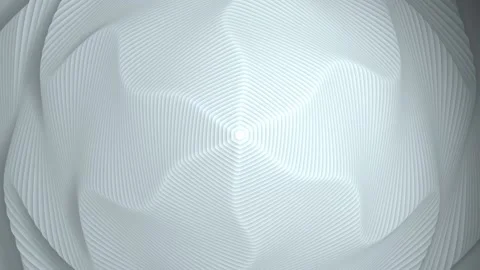 Shaking Hexagon 3D Stock Footage 208302984