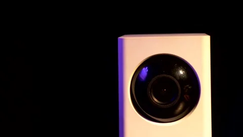 Shaking home security camera Stock Footage 144041090