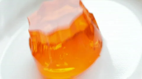 Shaking jello dessert Stock Footage 662649