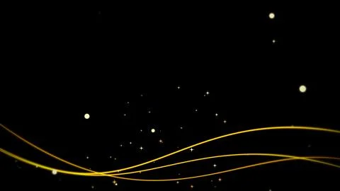 Shaking line animation on black background Stock Illustration