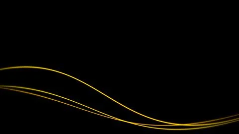 Shaking line animation on black background Stock Illustration