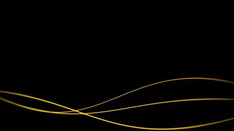 Shaking line animation on black background Stock Illustration