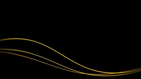 Shaking line animation on black background Stock Illustration
