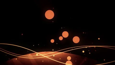 Shaking line animation on black background Stock Illustration