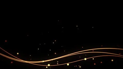 Shaking line animation on black background Stock Illustration