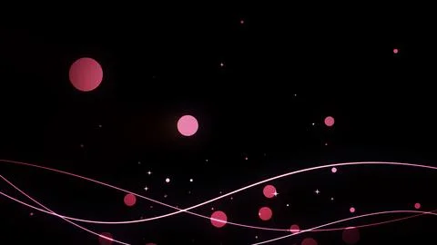 Shaking line animation on black background Stock Illustration