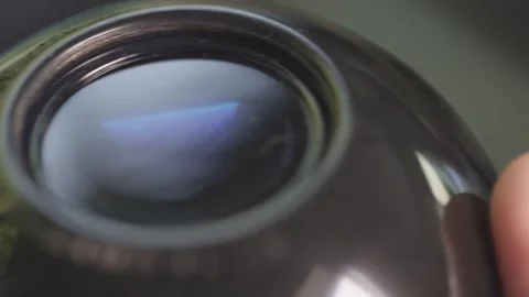 Shaking Magic 8 Ball Toy, Revealing Reply Hazy Try Again As Prediction. Stock Footage 290019967