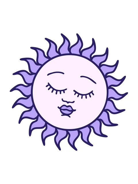 Shaking motion animation of beaming sun Stock Footage 324043872