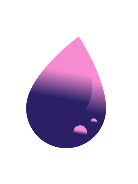 Shaking motion animation of a blood drop graphic vector illustration icon Video stock 324200960